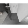 Mexen Kioto-R paroi de douche arrondie Walk-in 80 x 200 cm, transparent 8 mm, chrome - 800-080-101-01-06