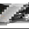 Mexen Kioto paroi de douche arrondie 140 x 200 cm, transparent 8 mm, Chrome - 800-140-101-01-06