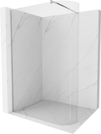 Mexen Kioto paroi de douche arrondie 150 x 200 cm, transparent 8 mm, Chrome - 800-150-101-01-06