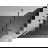 Mexen Kioto-R paroi de douche arrondie Walk-in 110 x 200 cm, transparent 8 mm, noir - 800-110-101-70-06