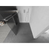Mexen Kioto+ paroi de douche avec étagère Walk-in 110 x 200 cm, rayures, chrome - 800-110-121-01-09