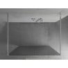 Mexen Kioto paroi de douche autoportante 110 x 200 cm, rainurée 8 mm, chrome - 800-110-002-01-09