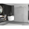 Mexen Kioto paroi de douche autoportante 110 x 200 cm, striée 8 mm, chrome - 800-110-002-01-09
