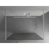 Mexen Kioto paroi de douche autoportante 130 x 200 cm, rainurée 8 mm, blanche - 800-130-002-20-09