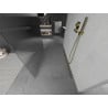 Mexen Kioto paroi de douche autoportante 140 x 200 cm, rayures 8 mm, or - 800-140-002-50-09