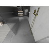 Mexen Kioto paroi de douche autoportante 140 x 200 cm, stries 8 mm, or - 800-140-002-50-09