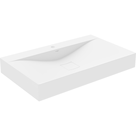 Mexen Poli lavabo de comptoir en conglomérat 80 x 48 cm, Blanc - 23028001