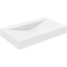 Mexen Poli lavabo de comptoir en conglomérat 80 x 48 cm, Blanc - 23028001