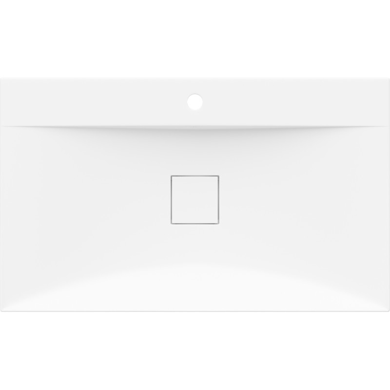 Mexen Poli lavabo à poser en composite 1/O 80 x 48 cm, blanc - 23028001