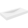 Mexen Poli lavabo de comptoir en conglomérat 100 x 48 cm, Blanc - 23021001