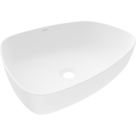 Mexen Ono lavabo de comptoir en conglomérat 51 x 39 cm, Blanc - 23045101