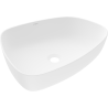 Mexen Ono lavabo de comptoir en conglomérat 51 x 39 cm, Blanc - 23045101