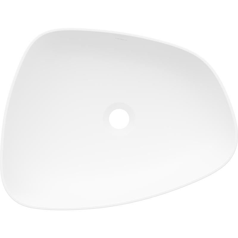 Mexen Ono lavabo à poser en conglomérat 51 x 39 cm, blanc - 23045101