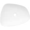 Mexen Ono lavabo de comptoir en conglomérat 51 x 39 cm, Blanc - 23045101