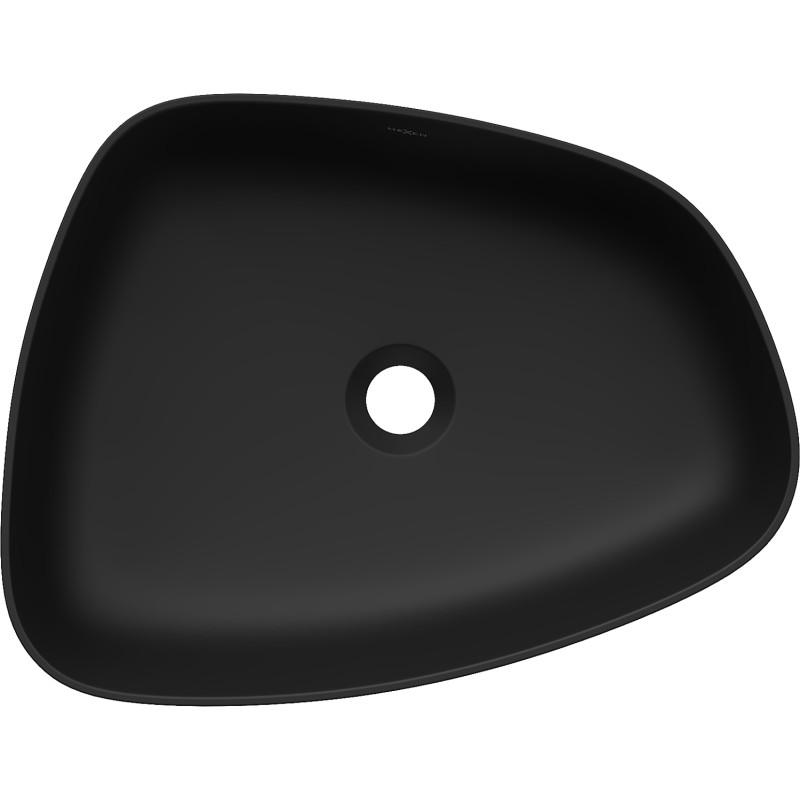 Mexen Ono lavabo à poser en composite 51 x 39 cm, noir - 23045171
