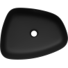 Mexen Ono lavabo de comptoir en conglomérat 51 x 39 cm, Noir - 23045171