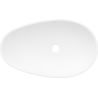 Mexen Nora lavabo de comptoir en conglomérat 60 x 36 cm, Blanc - 23056001