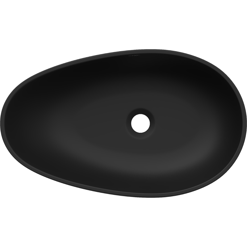 Mexen Nora lavabo à poser en conglomérat 60 x 36 cm, noir - 23056071