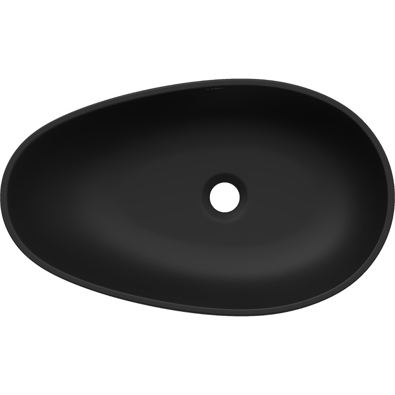 Mexen Nora lavabo de comptoir en composite 60 x 36 cm, noir - 23056071
