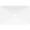 Mexen Esper lavabo de comptoir en conglomérat 60 x 38 cm, Blanc - 23036001