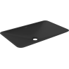 Mexen Esper lavabo de comptoir en conglomérat 60 x 38 cm, Noir - 23036071