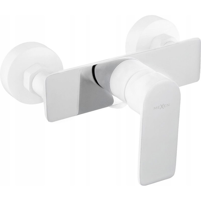 Mexen Alfa robinet de douche, Blanc/Chrome - 745740-02