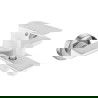 Mexen Alfa robinet de bain, Blanc/Chrome - 745730-02