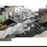 Mexen Mario évier en granit à 2 cuves avec robinet mélangeur Savita, Noir/ Argent métallique - 6504-73-672601-00