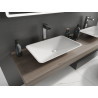 Mexen Esper lavabo sur plan en composite 60 x 38 cm, blanc - 23036001