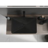 Mexen Esper lavabo de comptoir en composite 60 x 38 cm, noir - 23036071