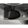 Mexen Ono lavabo à poser en composite 51 x 39 cm, noir - 23045171