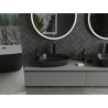Mexen Ono lavabo à poser en composite 51 x 39 cm, noir - 23045171