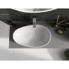 Mexen Nora lavabo sur plan en composite 60 x 36 cm, blanc - 23056001