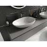 Mexen Nora lavabo à poser en conglomérat 60 x 36 cm, blanc - 23056001