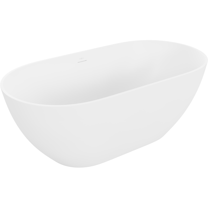 Mexen Rimini baignoire autonome en conglomérat 150 x 75 cm, Blanc mat - 57241507500