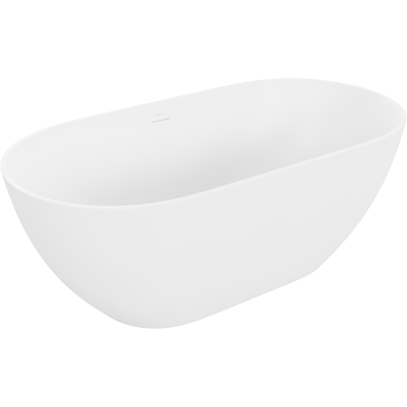 Mexen Rimini baignoire autonome en conglomérat 150 x 75 cm, Blanc mat - 57241507500