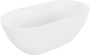 Mexen Rimini baignoire autoportante en conglomérat 150 x 75 cm, blanc mat - 57241507500