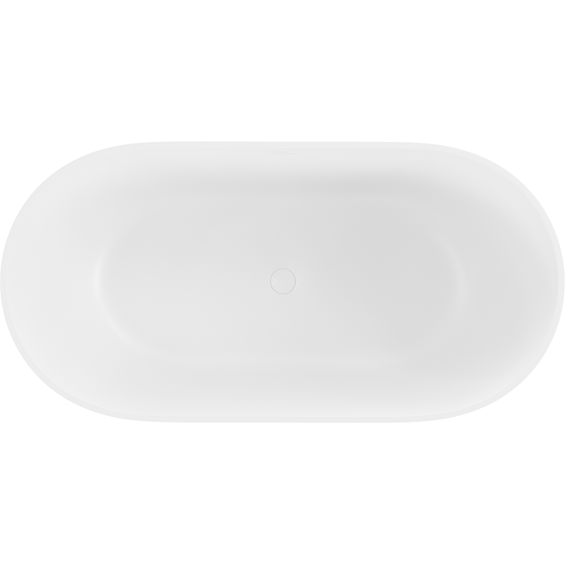 Mexen Rimini baignoire autoportante en conglomérat 150 x 75 cm, blanc mat - 57241507500