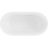 Mexen Rimini baignoire autoportante en conglomérat 150 x 75 cm, blanc mat - 57241507500