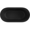 Mexen Rimini baignoire autonome en conglomérat 150 x 75 cm, Noir mat - 57241507570