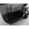 Mexen Rimini baignoire autoportante en conglomérat 150 x 75 cm, noir mat - 57241507570