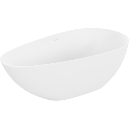 Mexen Palermo baignoire îlot en conglomérat 150 x 78 cm, blanc mat - 57211507800