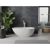 Mexen Palermo baignoire îlot en conglomérat 150 x 78 cm, blanc mat - 57211507800