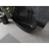 Mexen Palermo baignoire autonome en conglomérat 150 x 78 cm, Noir mat - 57211507870