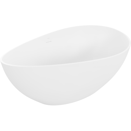 Mexen Parma baignoire autonome en conglomérat 160 x 95 cm, Blanc mat - 57231609500
