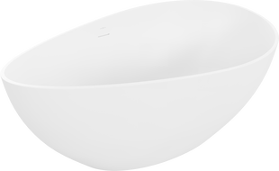 Mexen Parma baignoire autoportante en conglomérat 160 x 95 cm, blanc mat - 57231609500