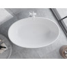 Mexen Parma baignoire autoportante en conglomérat 160 x 95 cm, blanc mat - 57231609500