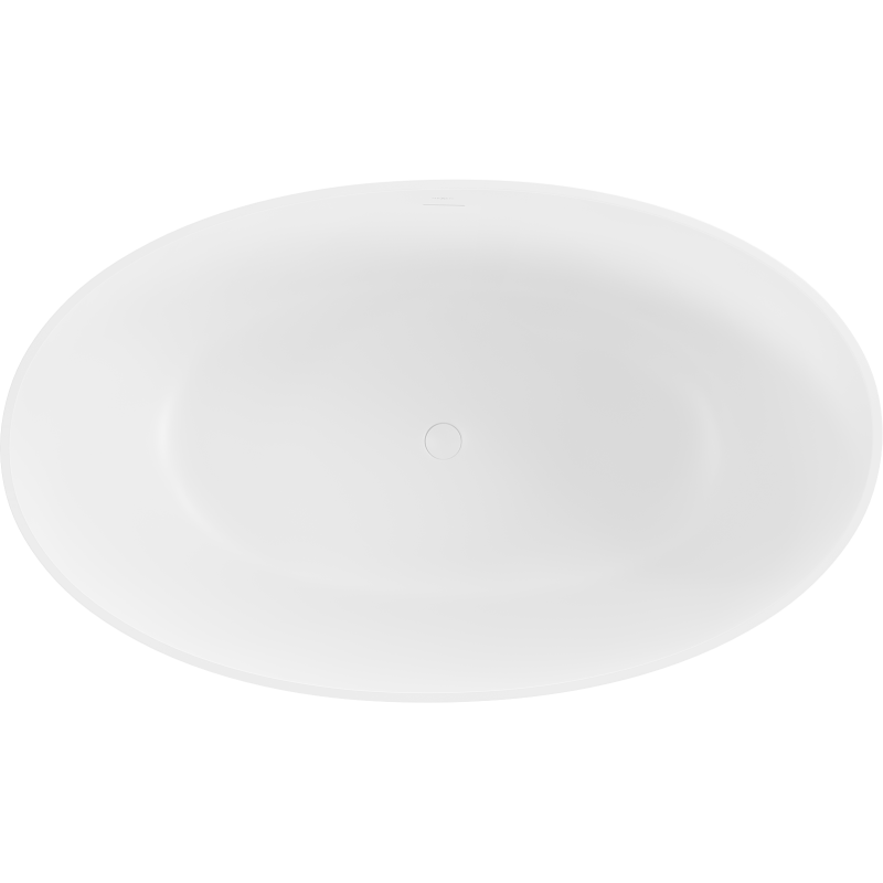 Mexen Parma baignoire autoportante en composite 160 x 95 cm, blanc mat - 57231609500