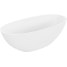 Mexen Bari baignoire autonome en conglomérat 165 x 75 cm, Blanc mat - 57221657500