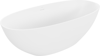 Mexen Bari baignoire autonome en conglomérat 165 x 75 cm, Blanc mat - 57221657500
